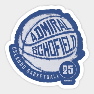 Admiral Schofield Orlando Basketball Sticker